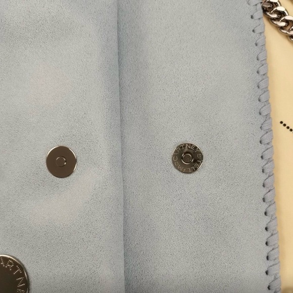 STELLA MCCARTNEY Falabella Shoulder Bag Metallic in light bule - Picture 7 of 14